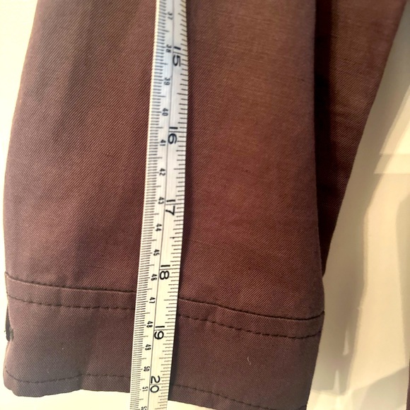 HUGO BOSS jacosa in chocolate. US size 8. Arm length 20” jacket length 20” - Picture 7 of 8